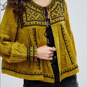 **SOLD** Free People Twilight Folk Jacket
